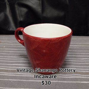 VINTAGE SHANANGO POTTERY #'D MUG